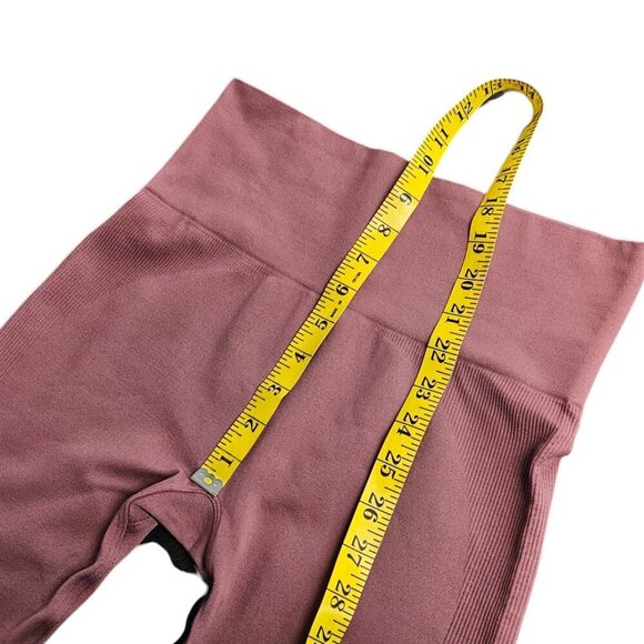 SET Active Womens Sculpt Flex High Rise Leggings, Mauve, Athletic, Size Medium - Picture 7 of 9
